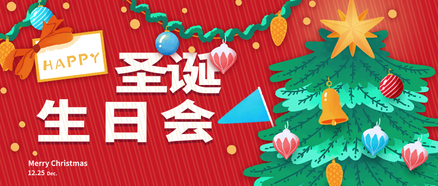 Christmas birthday party