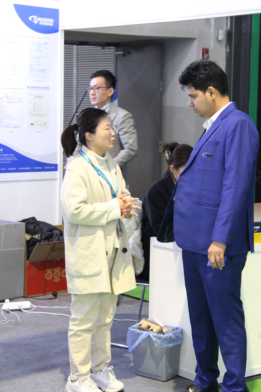 Indian customer consulting transportation solutions