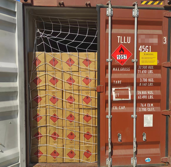 Lighter shipping container