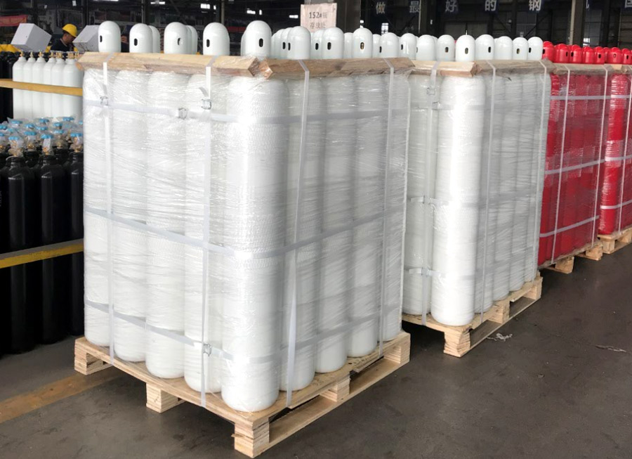 Cylinders are stored separately