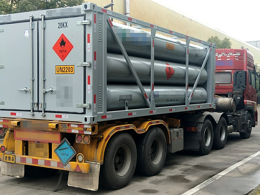 Gas chemical cylinders dangerous goods transport by sea