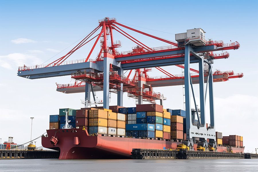 What are the transit ports