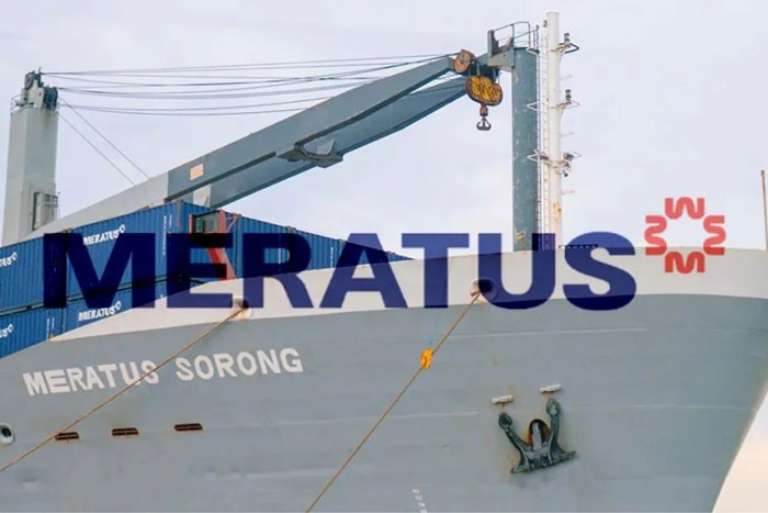 Meratus took delivery of its latest 396 TEU container ship