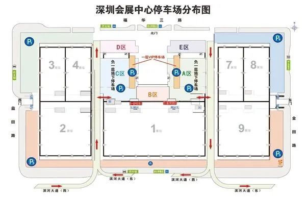 Parking lot layout