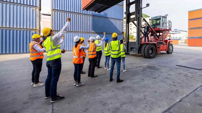 The port of Hamburg in Germany is in the grip of a large-scale strike