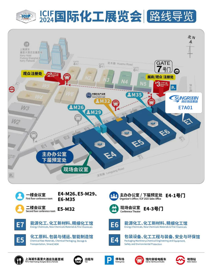 Exhibition hall navigation