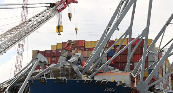 The U.S. government sued Dali shipowners and operators