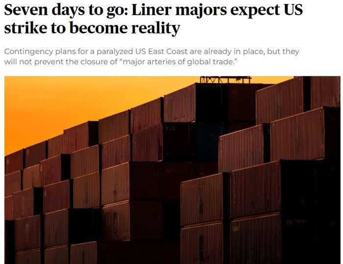 East Coast ports face strikes