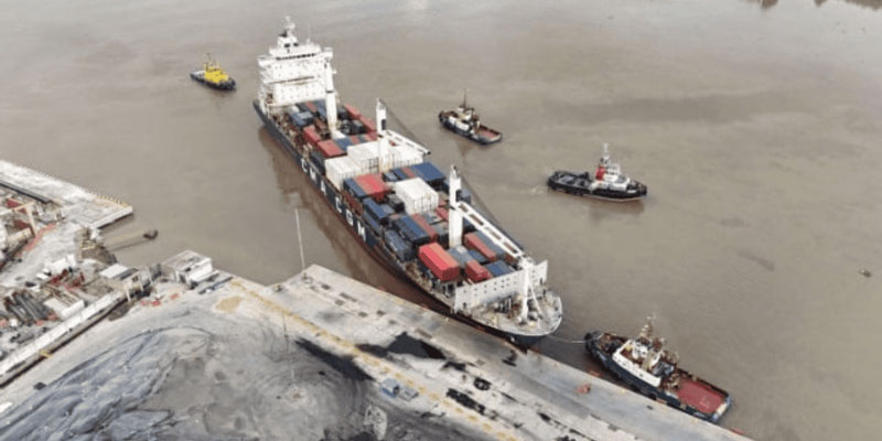 CMA CGM Balboa is out of control