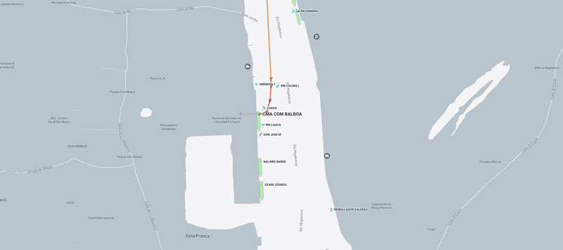 The container ship CMA CGM Balboa lost control and crashed into the dock