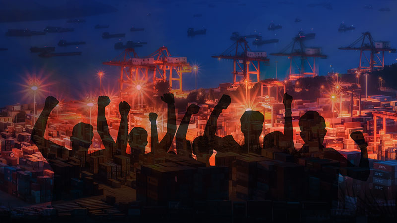 The Port of Montreal dockworkers began a strike on the 10th