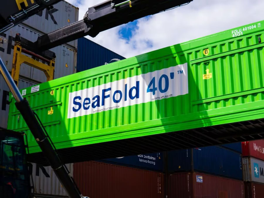 5-in-1 foldable shipping container