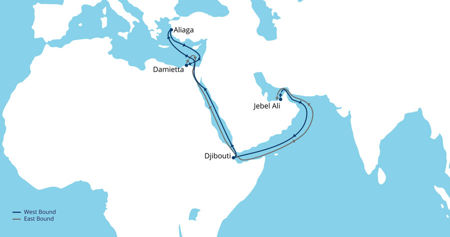 SeaLead launches the Mediterranean Gulf Express MGX