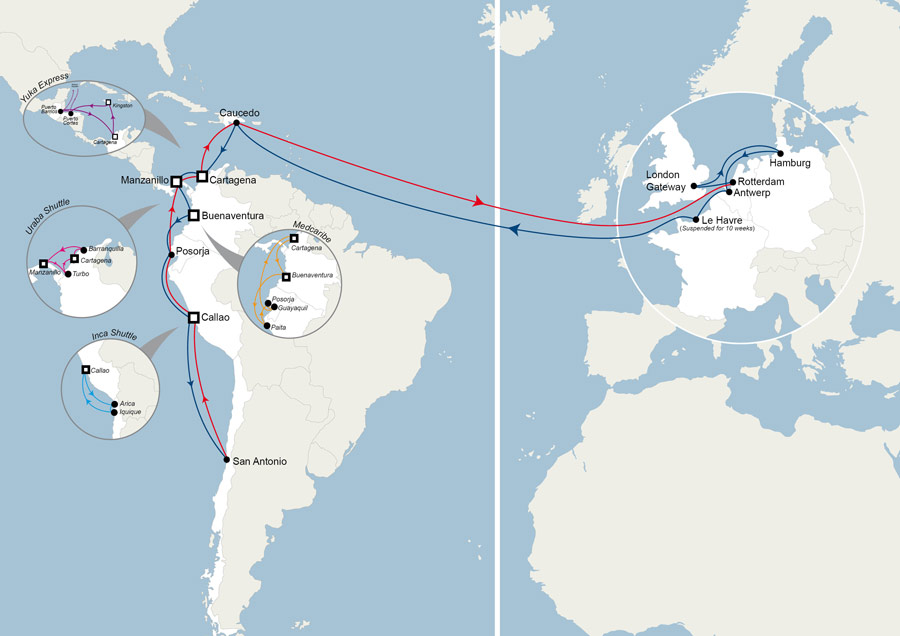EUROSAL route adjustment