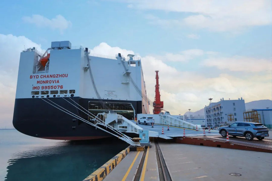 Byd's second ro-ro ship 