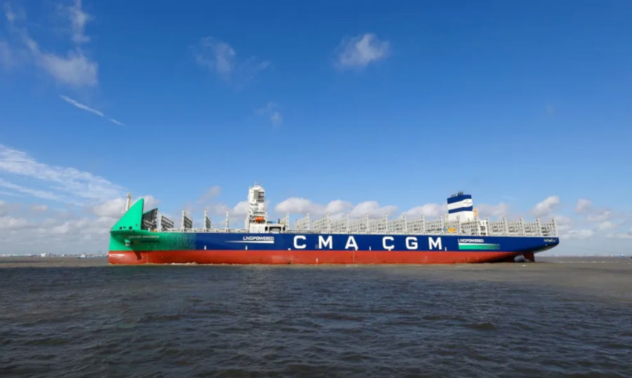 Cma CGM has overtaken Maersk to become the largest liner company on the trans-Pacific route
