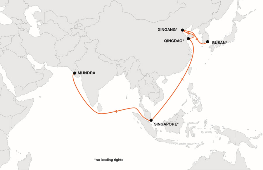 Hapag-LIoyd launches India Asia Express (IAX) service