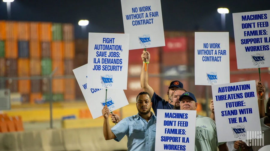 ILA submitted the terminal contract to the rank and file for approval