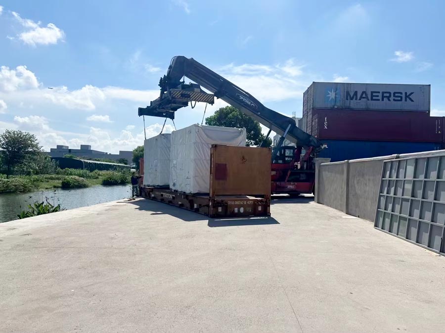 Energy storage container exported to Africa