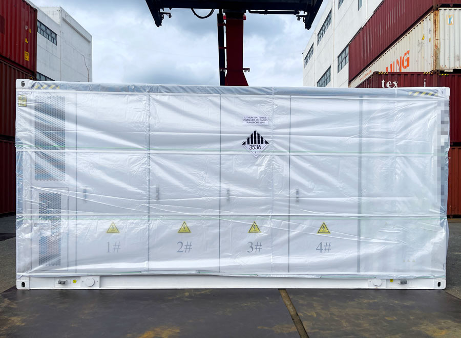 Energy storage container export to Taiwan