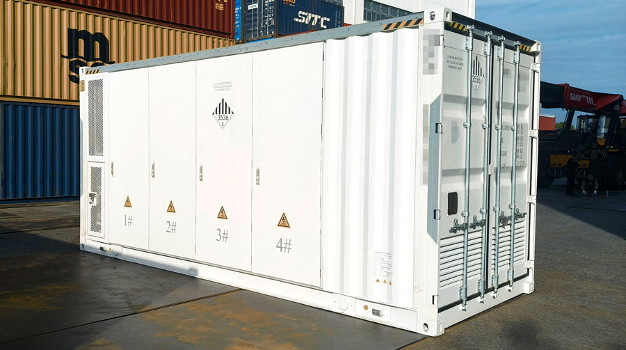 Energy storage container export