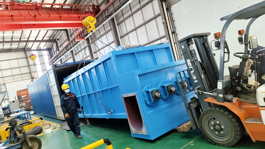 Sungreen Logistics exports a batch of machinery and equipment to Southeast Asia