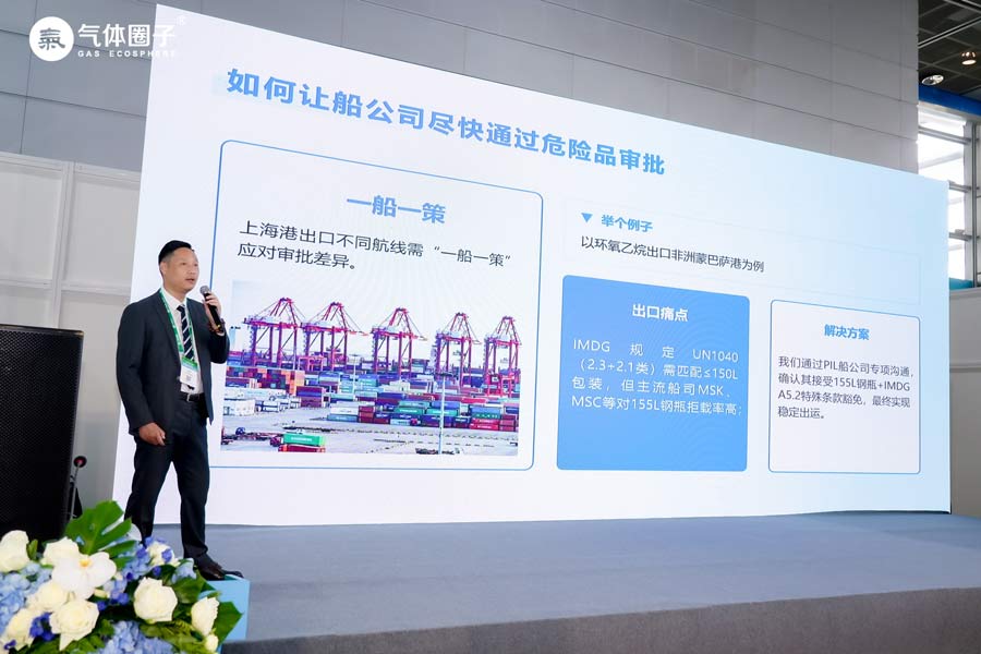 Pass the approval of the shipping company quickly