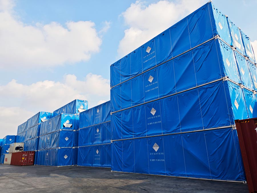 Energy storage container export warehouse