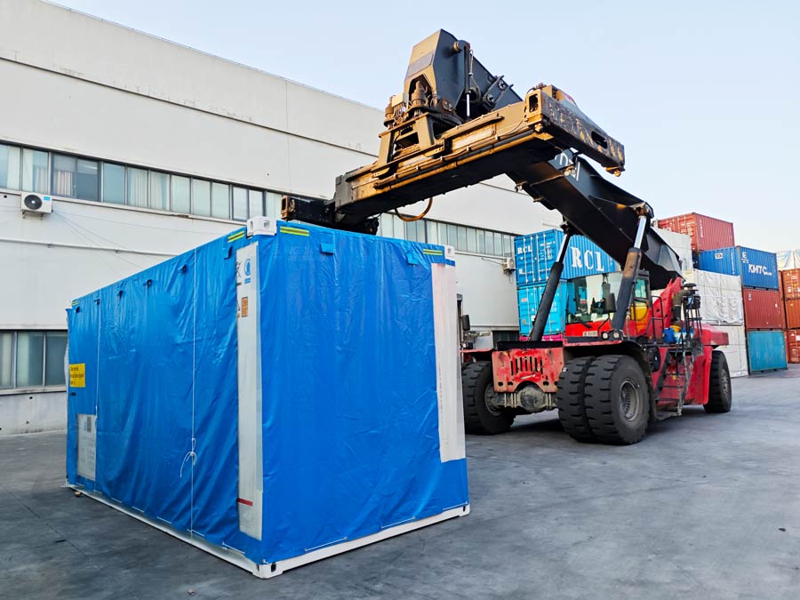 Single Energy storage container export