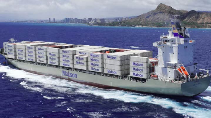 Matson announced the suspension of booking for this type of battery cargo